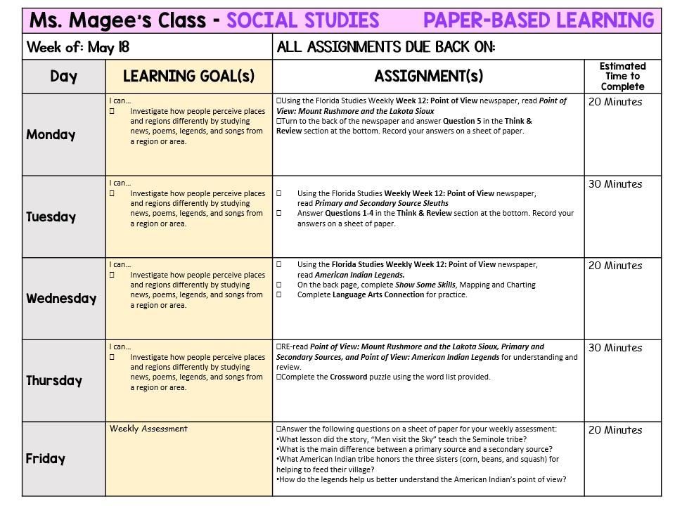 Social Studies 